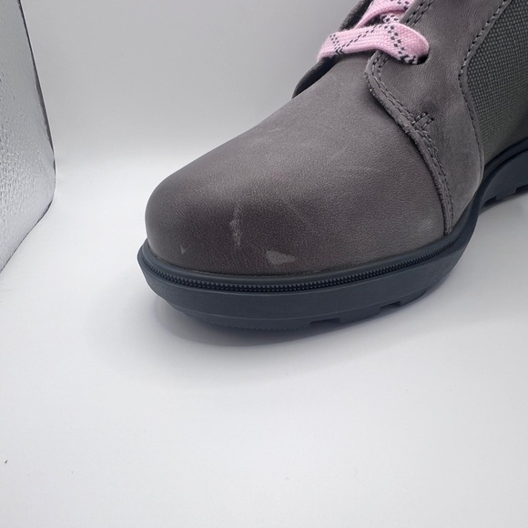 NWT Sorel Evie II wedge boots, gray/pink size 9 - Picture 12 of 12